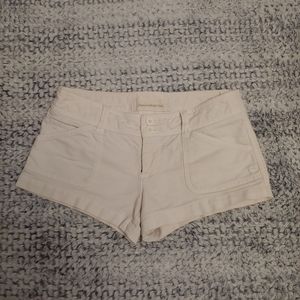 White Abercrombie Shorts